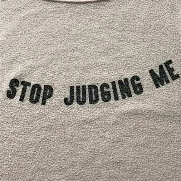 WILDFOX Womens Pink Pulllover Stop Judging Me Baggy Beach Jumper XS - Picture 3 of 5